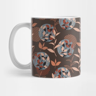 Foliage and Leaves in the Autumn Modern Pattern Mug